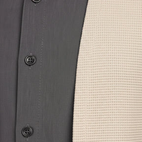 [Leve 3, Pague Só 2] Camisa Dallas Masculina Cardigan em Algodão e Poliéster com Gola Camisa e Design 2 em 1 + BRINDES