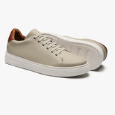 Tênis Slipon em Couro Marfim - Nathan