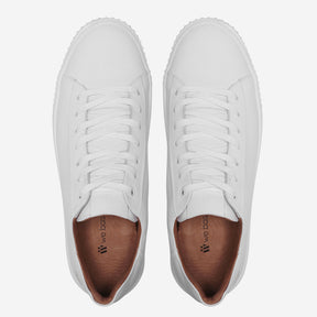 Tênis Masculino Branco Couro - Naxos