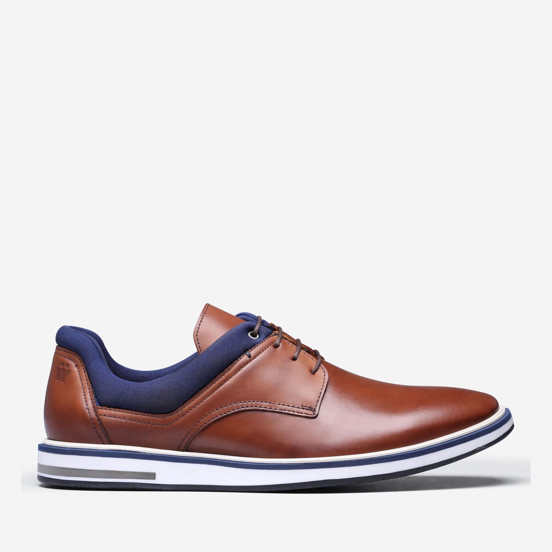 Sapato Masculino Derby Apolo Conhaque